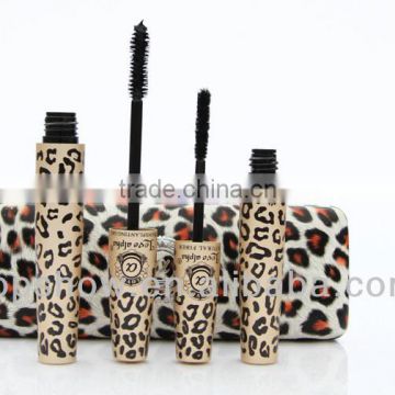 2 piece Magic fiber mascara love alpha Leopard