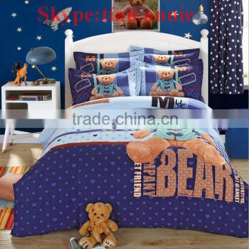 100% cotton reactive printting bed sheet set bed sheet egyption cotton bedding bedding set cotton bedding set