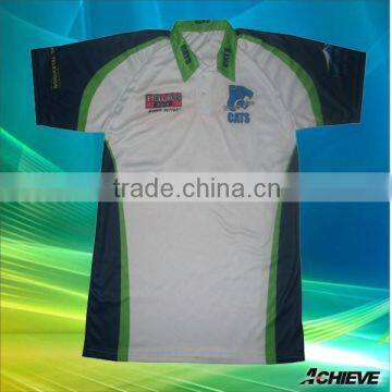 2015 100 % polyester new design cricket jerseys/uniform