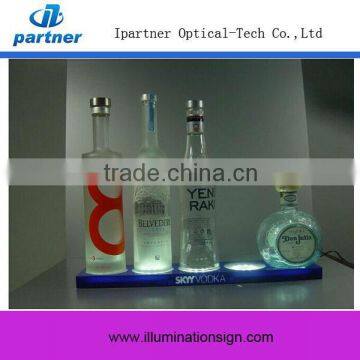 Led Acrylic Wine Bottle Glorifier For Showcase Display