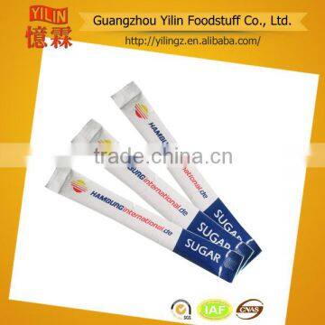 4.5g wholesale organic refined cane white sugar condiment sachets for instant tea