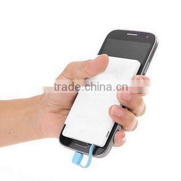 Both Sides Color Printing Slim Credit Card Power Bank 2600