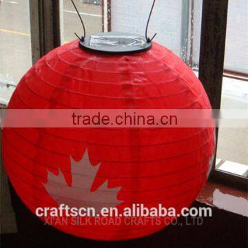 Customized solar lantern with waterproof nylon