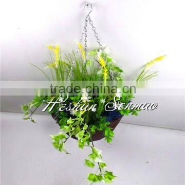 2016 Manufacturer Types of Artificial Flowers Basket Simulation Flowers Ball for Wall Decor photo-2