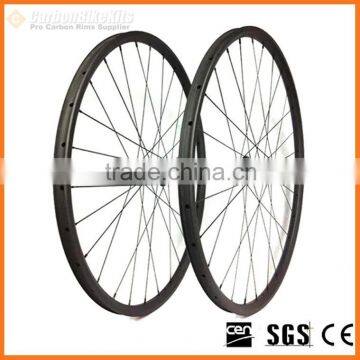 CBK 40mm wide 30mm deep down hill 29er mtb bike carbon wheels tubeless