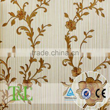 Embossed vinyl wallpaper economic wallpaper