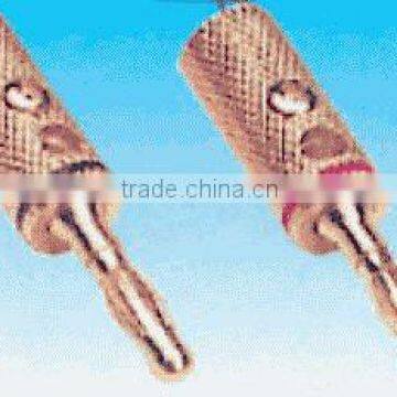 good quality 4mm copper banana plug connector with gold plating