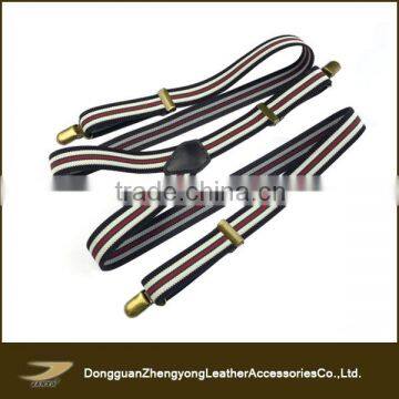 Fashion vintage elastic fringe men suspenders wholesale