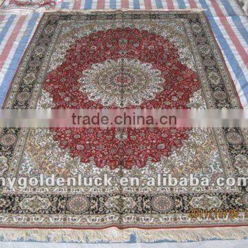 400L 6x9 hand knotted kashmir prayer rug