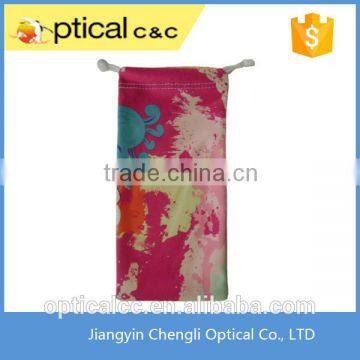 4C Full Color Printing Double Drawstring Microfiber Cell Phone Pouches photo-4
