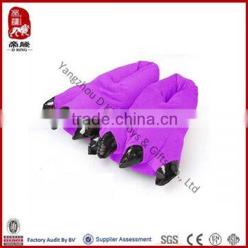 China Wholesale Stuffed Animal Paw Plush Slipper photo-5