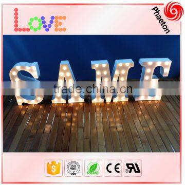 Hot sale christmas marquee lights led with letter