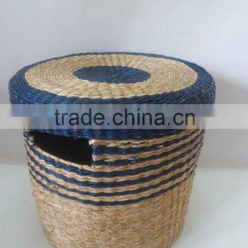 Cute Seagrass Box With Lid, Natural Seagrass Basket With Very Very Cheap Price photo-4
