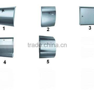 WALL MOUNTED STAINLESS STEEL MAILBOXES