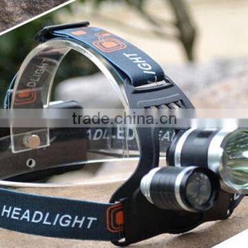 New Style 3xT6 Rechargeable Led Head Lamp 3 T6 and R2 LED Head Lamp 6000 Lumens photo-2