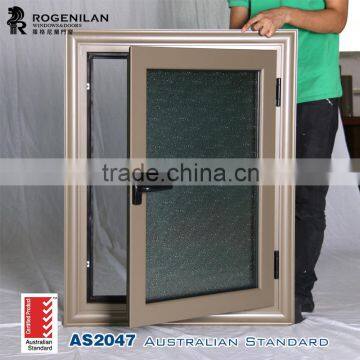 ROGENILAN 45 series opaque glass french casement window