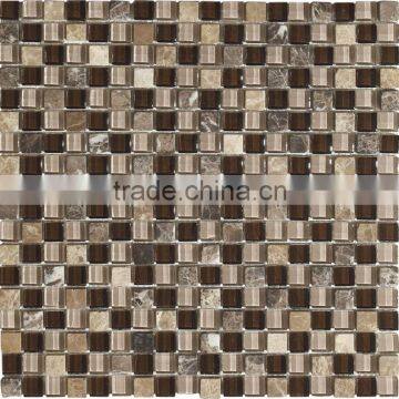 Fico new! GK15114S,marble mosaic tiles on mesh