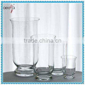 wedding home decor clear tall glass bud floor vases