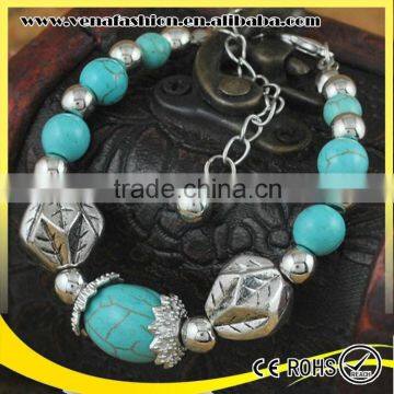 1pc order support fashion turquoise chunky fashion bracelets