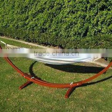 New ProSource Wooden Curved Arc Hammock Stand W/ Hammock