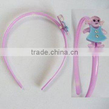 plastic hair band for little girl