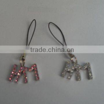 mobile phone straps with decoration