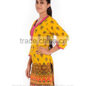 new fashion designer indian cotton party wear casual tunic