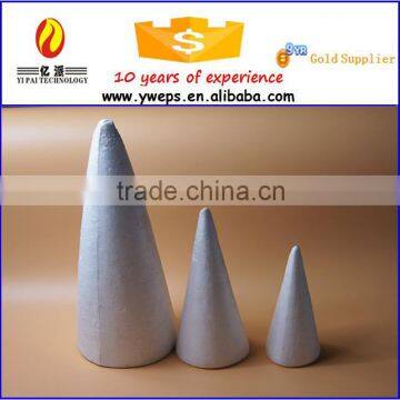 YIWUYIPAI flat roof styrofoam white cone