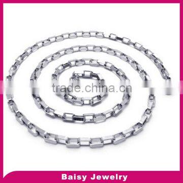 Hot Sale Fashion 316l stainless steel necklace chain manufacturer