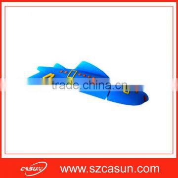 Factory customized pvc mini airplane usb for gadget