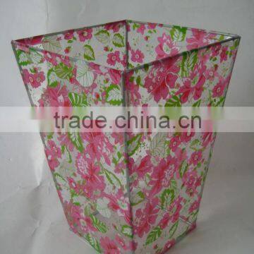 PVC plastic dustbin trash bin trash can