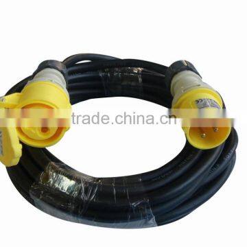 CEE Extension Leads with plug/sockets 16A,380-415V~