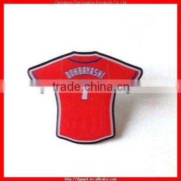 Polo-Shirt stainless steel badges pin for sport items (MYD-1405)