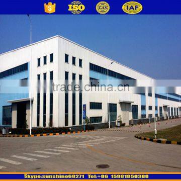 Hot galvanized design prefabricated steel factory