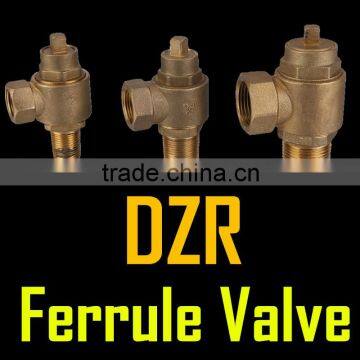 DZR Ferrule Valve 1/2" - 1"