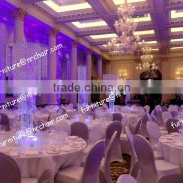 shanghai event rental wedding ceremony acrylic LED lighted table decorative chandeliers centerpiece