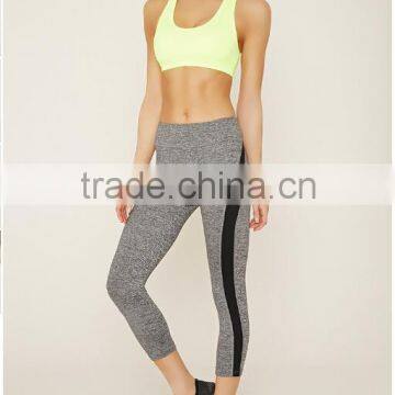 Custom slim style black women high waist slim leggings wholesale