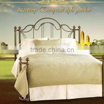 bed room furniture living room iron double bed design