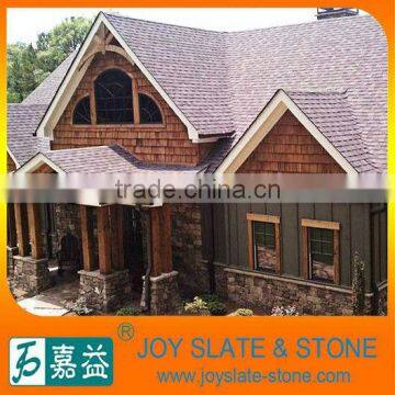 Natural slate stone coated roof tiles for outside prices