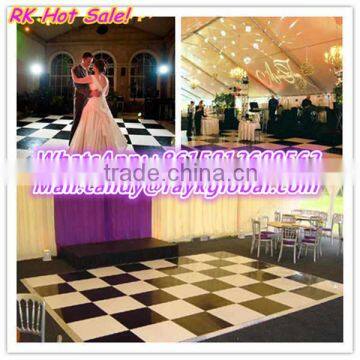 Exhibition show pvc dance floor led event decoration