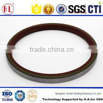 190x220x15 metal cased rear axle split NBR rubber covered oil seal for STR
