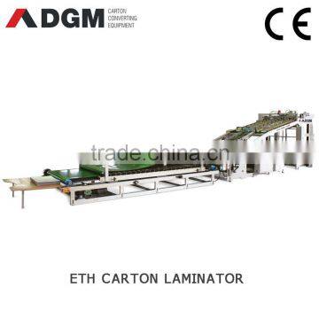 Automatic sheet to sheet flute laminating machine ETH1300-1100