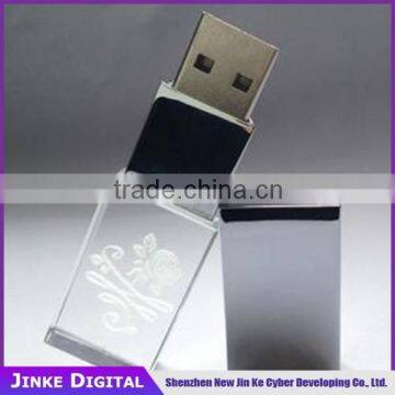 Alibaba china supplier new product glass usb flash drive with high quality