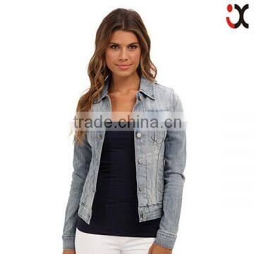 2015 fashion new style women ladies vintage jean jacket wholesale JXQ854