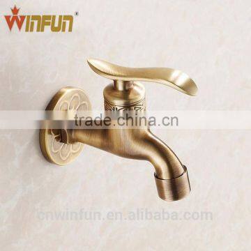 Brass garden use Bibcock faucet tap/ crane Antique bronze Finish Bathroom Wall Mount Washing Machine Water Faucet Taps                        
                                                Quality Choice