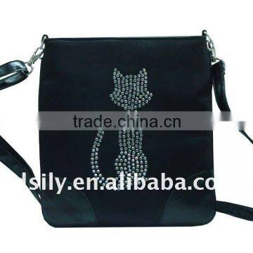 Beautiful Shoulder Bag with Shiny Crystal