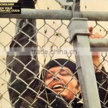 anping galvanized used chain link fence, diamond fence for sale price from china factory