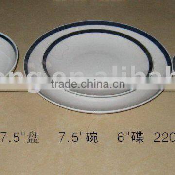 20pcs Dinnerware with Color Edge