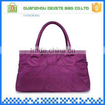 Wholesale cheap waterproof nylon puple sport girl duffel bags                        
                                                Quality Choice