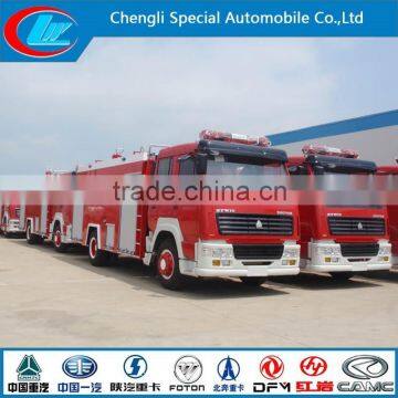 China made forest fire fighting truck famous brand HOWO Fire Escape Truck hot sale antique fire truck